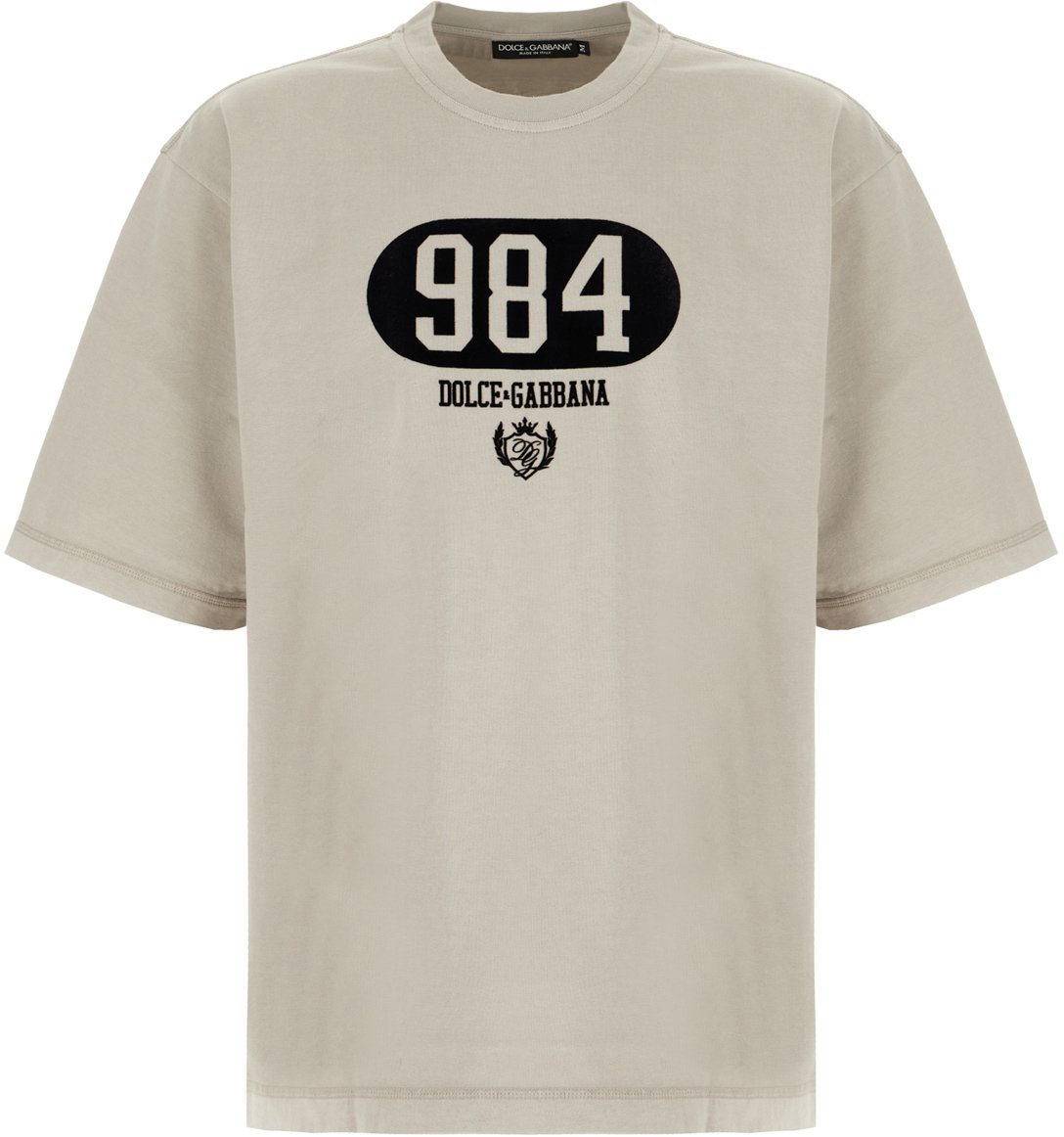 Dolce & Gabbana Dolce&gabbana Grey cotton t-shirt Grijs