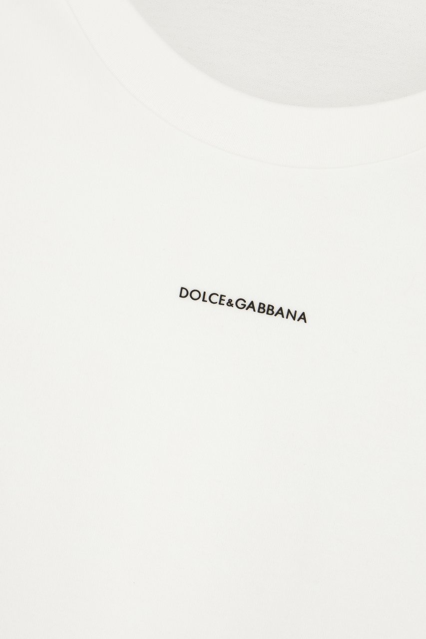 Dolce & Gabbana White cotton t-shirt Wit