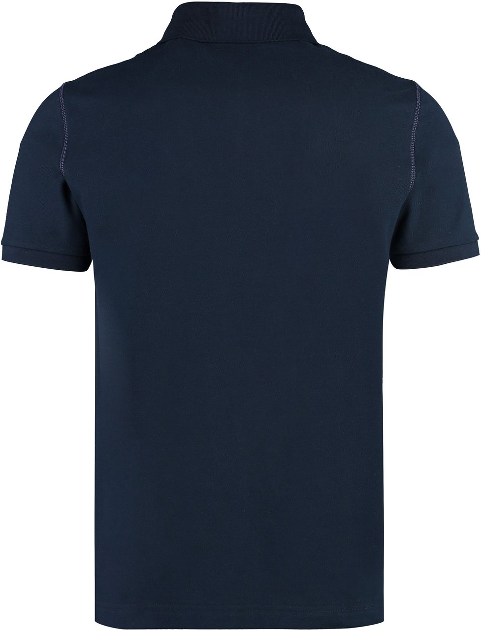 Dolce & Gabbana Short sleeve cotton polo shirt Blauw