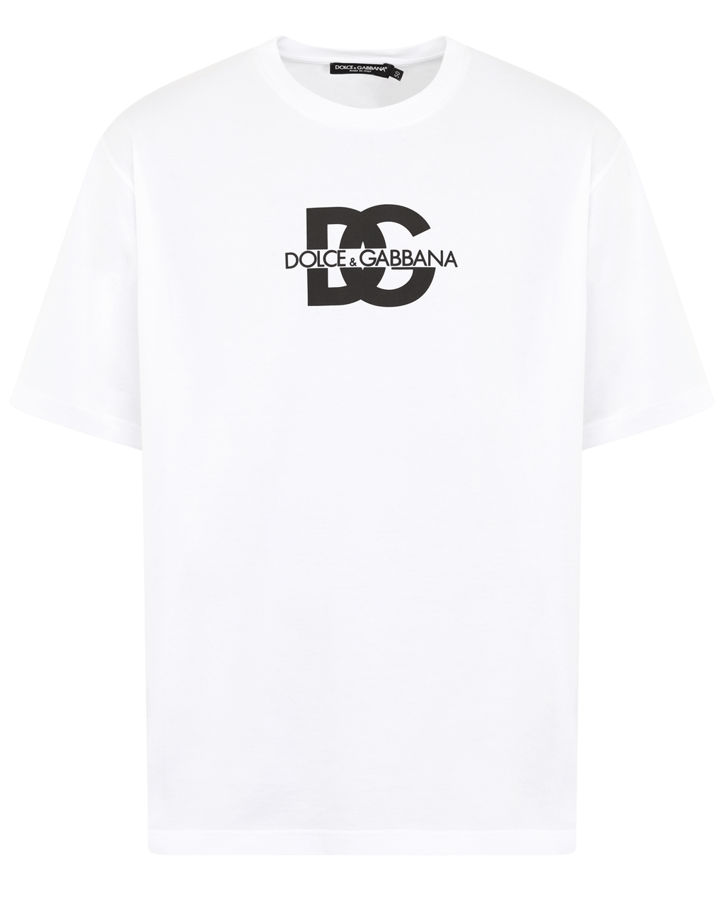 Dolce & Gabbana Heren DG logo print T-Shirt Wit Wit