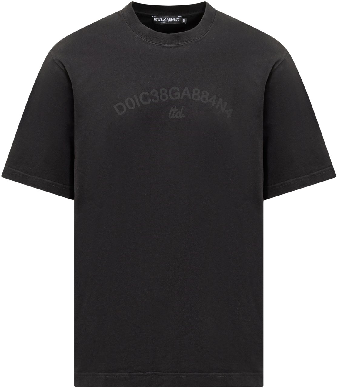 Dolce & Gabbana T-Shirt con Logo Zwart