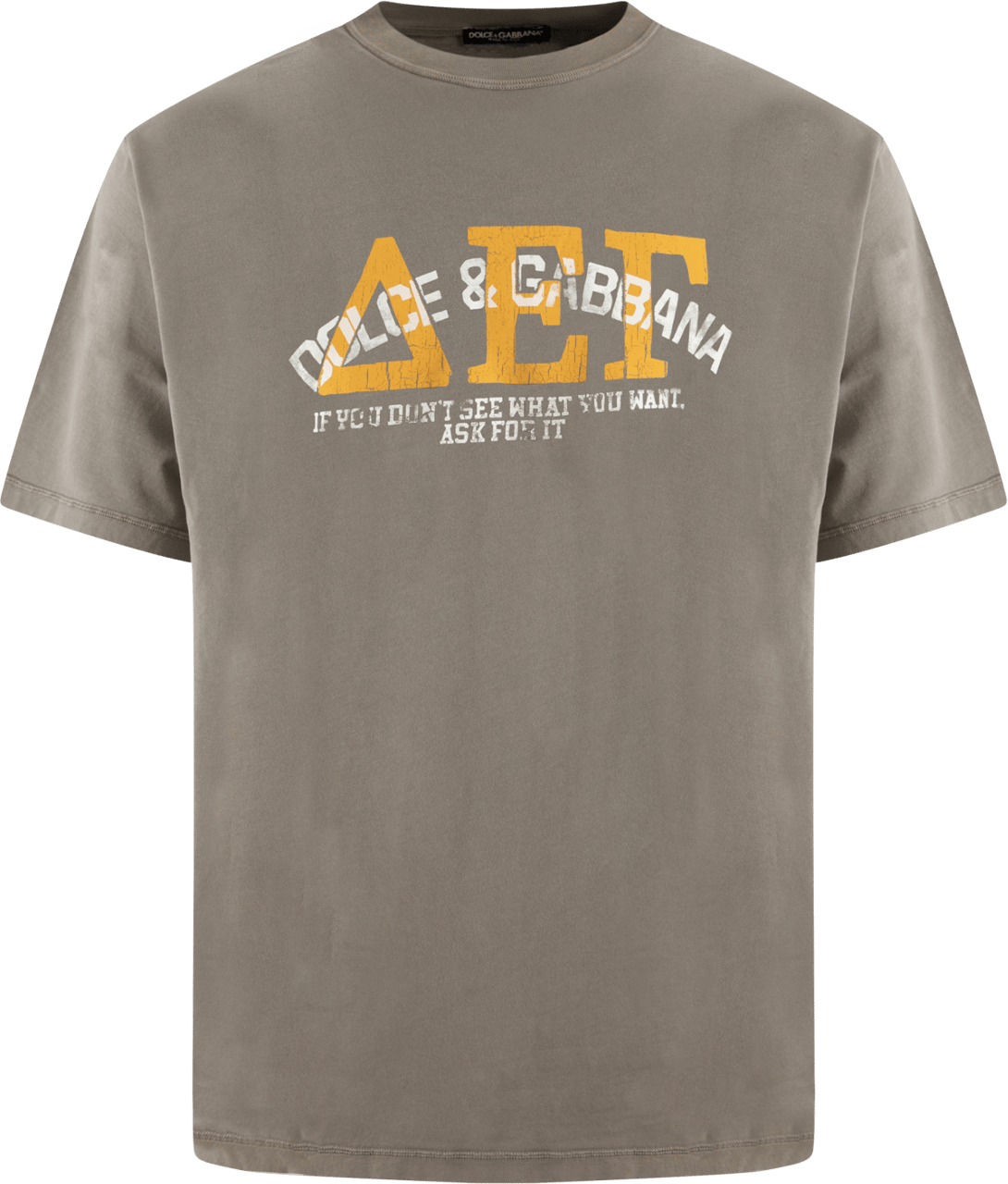 Dolce & Gabbana Heren Dolce & Gabbana T-Shirt Grijs