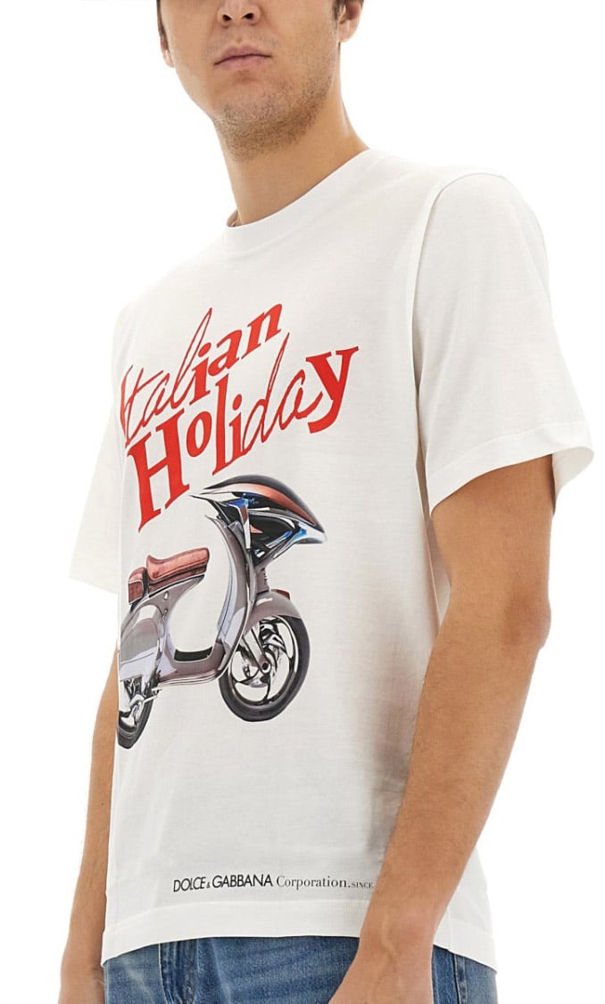 Dolce & Gabbana T-Shirt With "Wasp" Print Wit