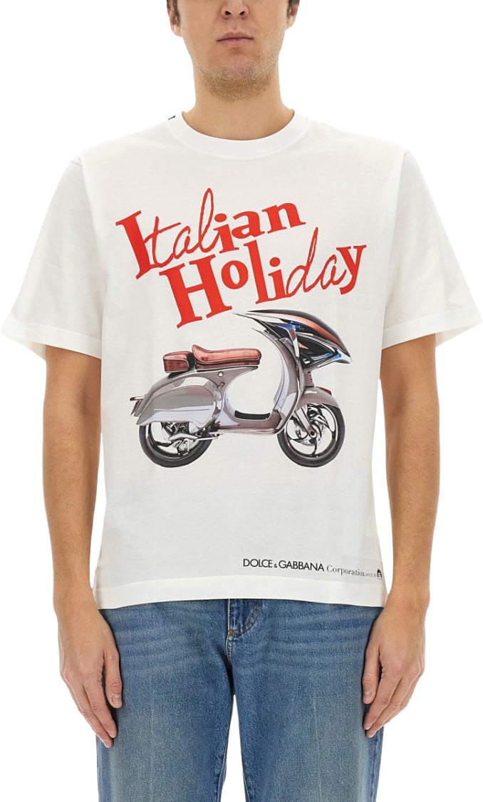 Dolce & Gabbana T-Shirt With "Wasp" Print Wit