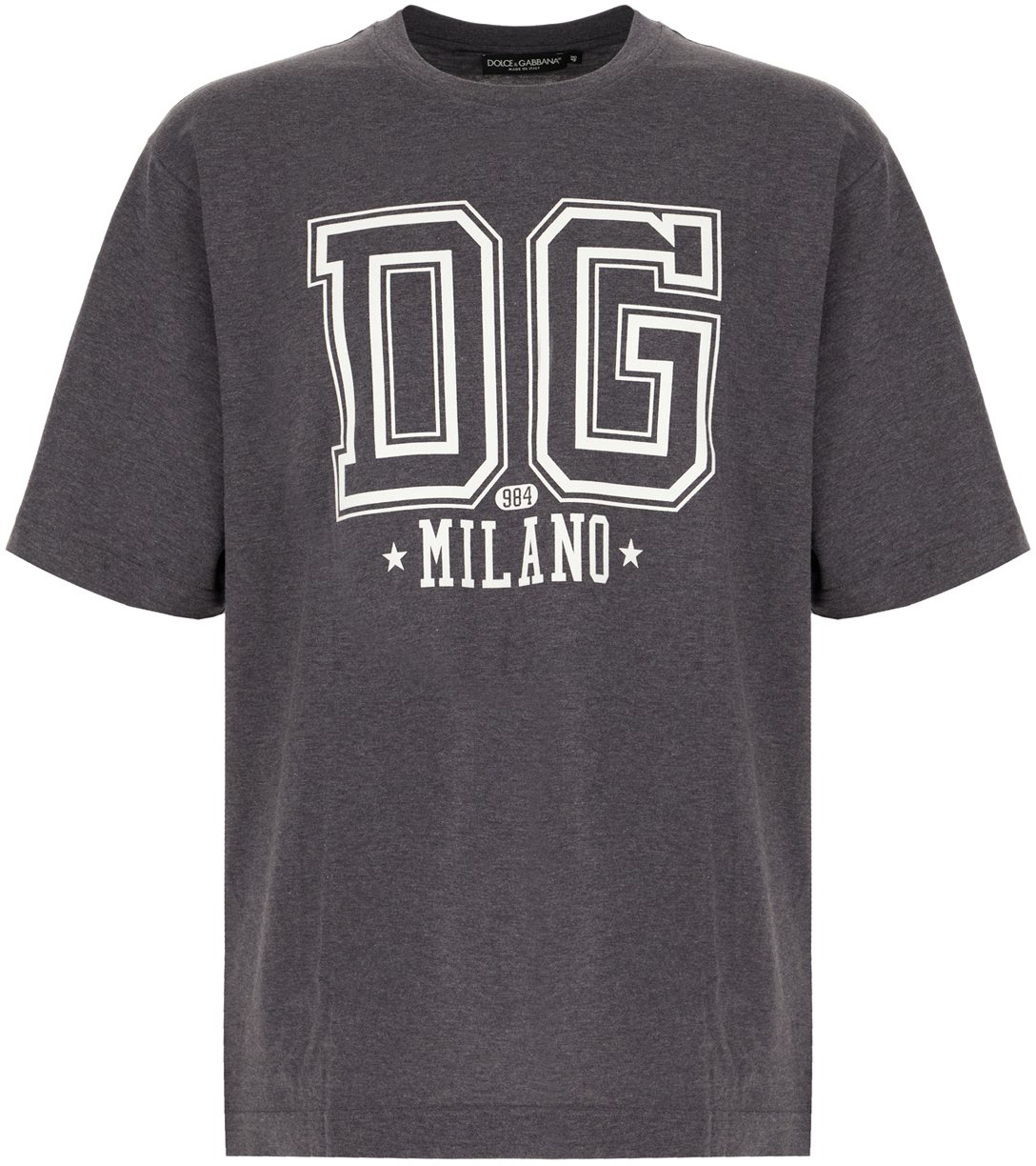 Dolce & Gabbana Dolce&gabbana Grey cotton t-shirt Grijs