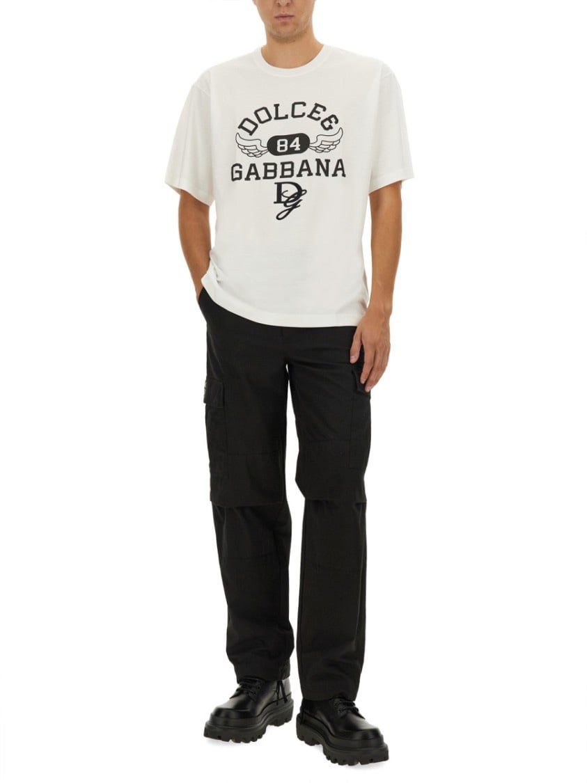 Dolce & Gabbana Cotton T-Shirt Wit