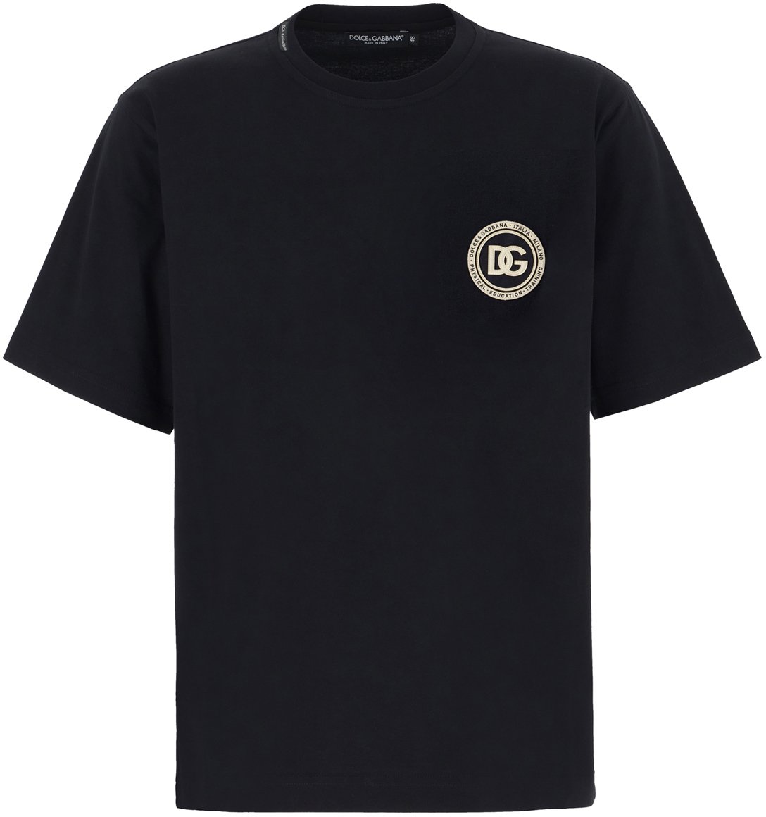 Dolce & Gabbana Dolce&gabbana Midnight blue cotton t-shirt Blauw