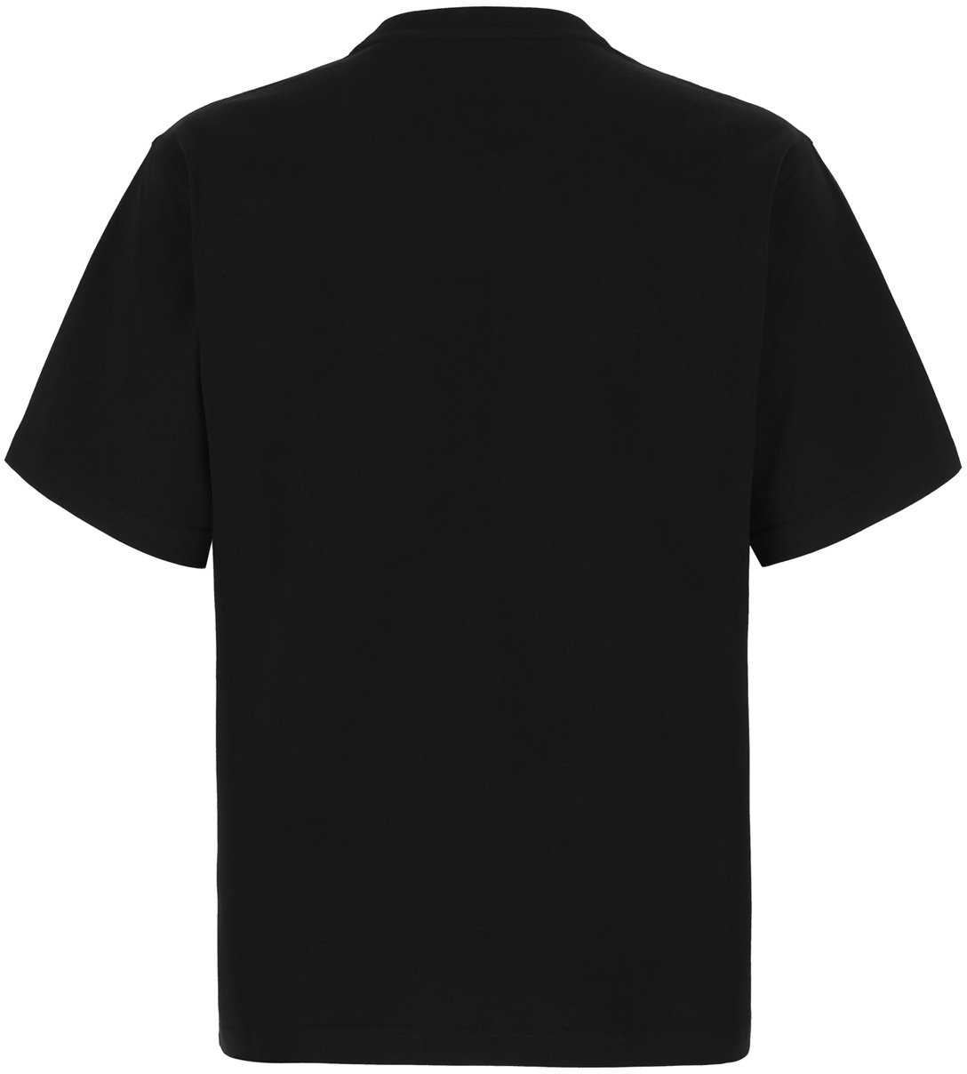 Dolce & Gabbana Dolce&gabbana Black cotton t-shirt Zwart