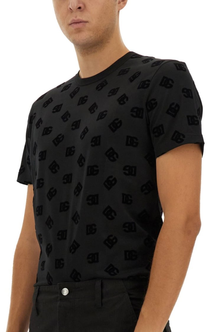 Dolce & Gabbana Cotton T-Shirt Zwart