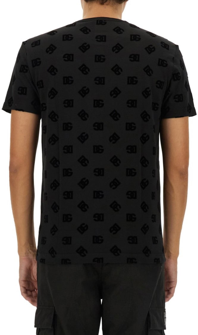 Dolce & Gabbana Cotton T-Shirt Zwart