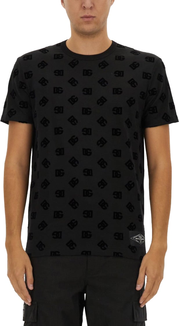 Dolce & Gabbana Cotton T-Shirt Zwart