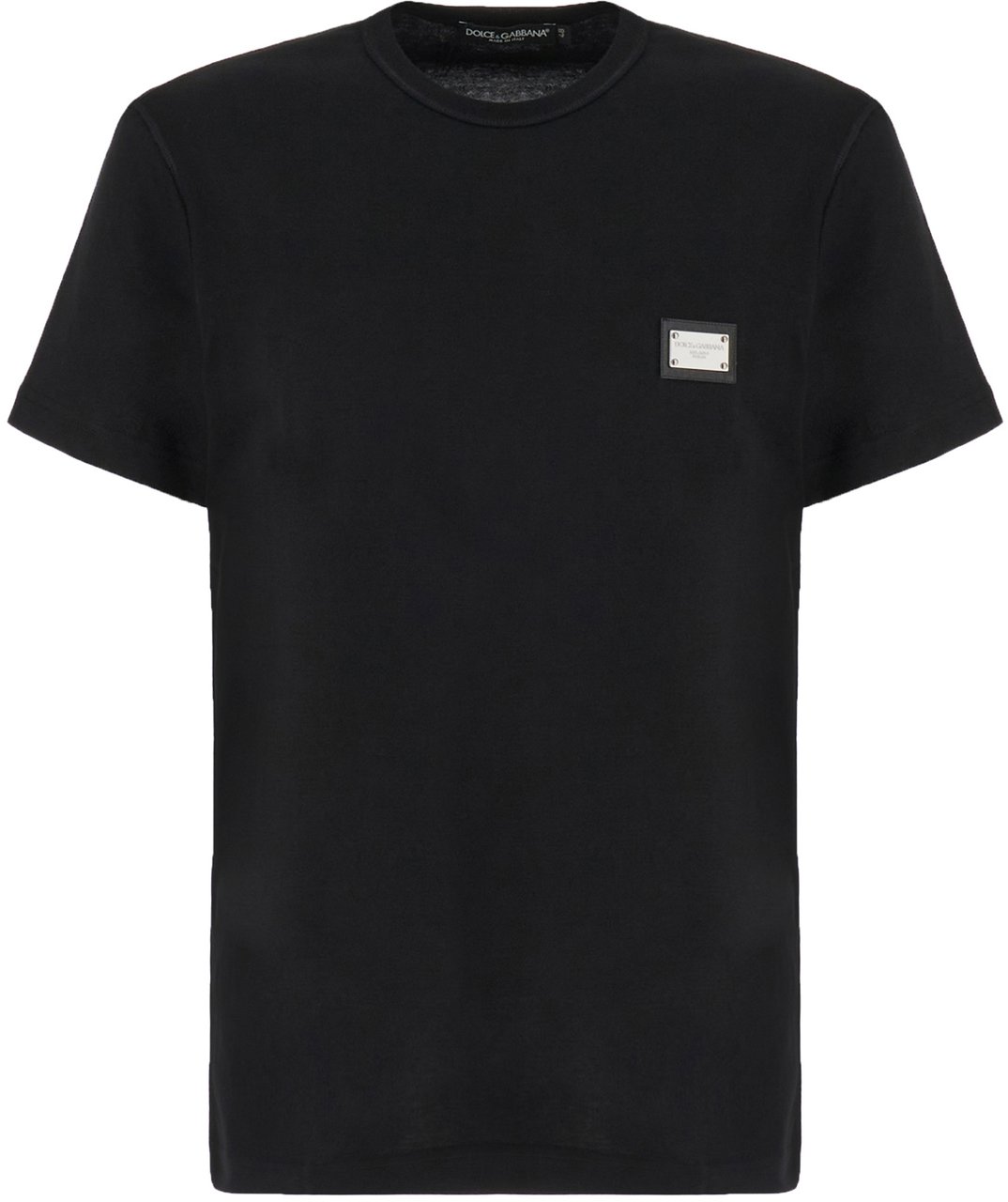 Dolce & Gabbana Black cotton t-shirt Zwart