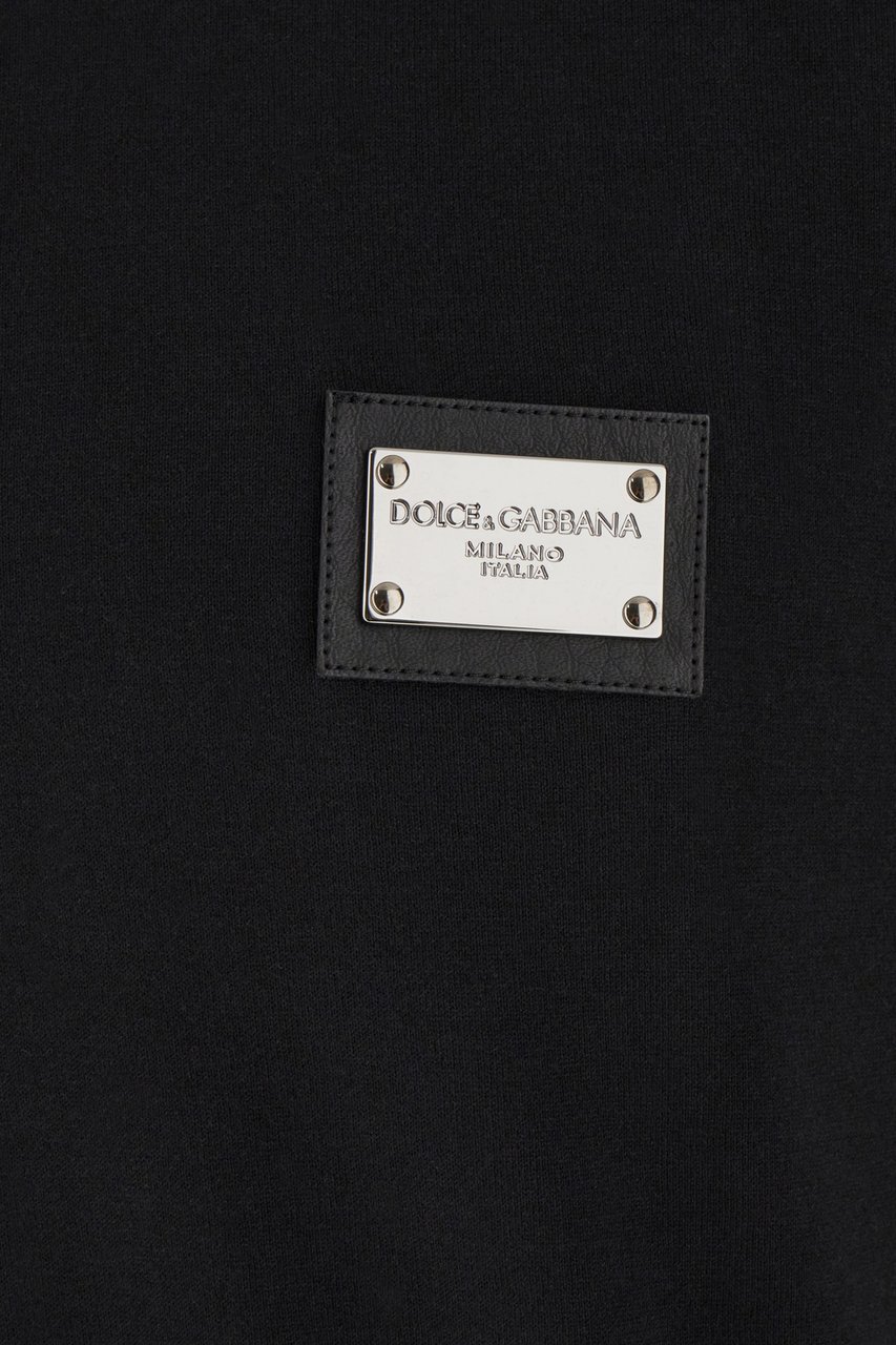 Dolce & Gabbana Black cotton t-shirt Zwart