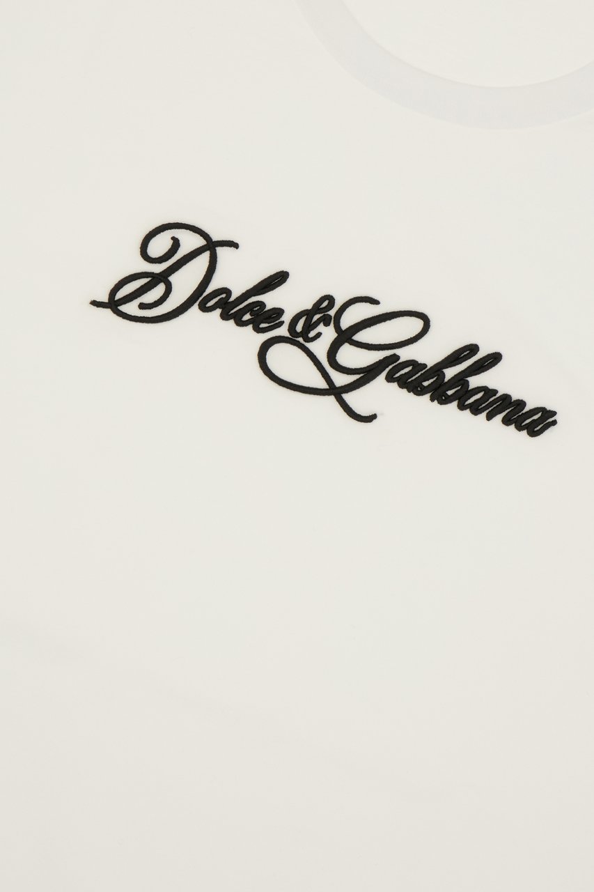 Dolce & Gabbana Dolce&gabbana White cotton t-shirt Wit