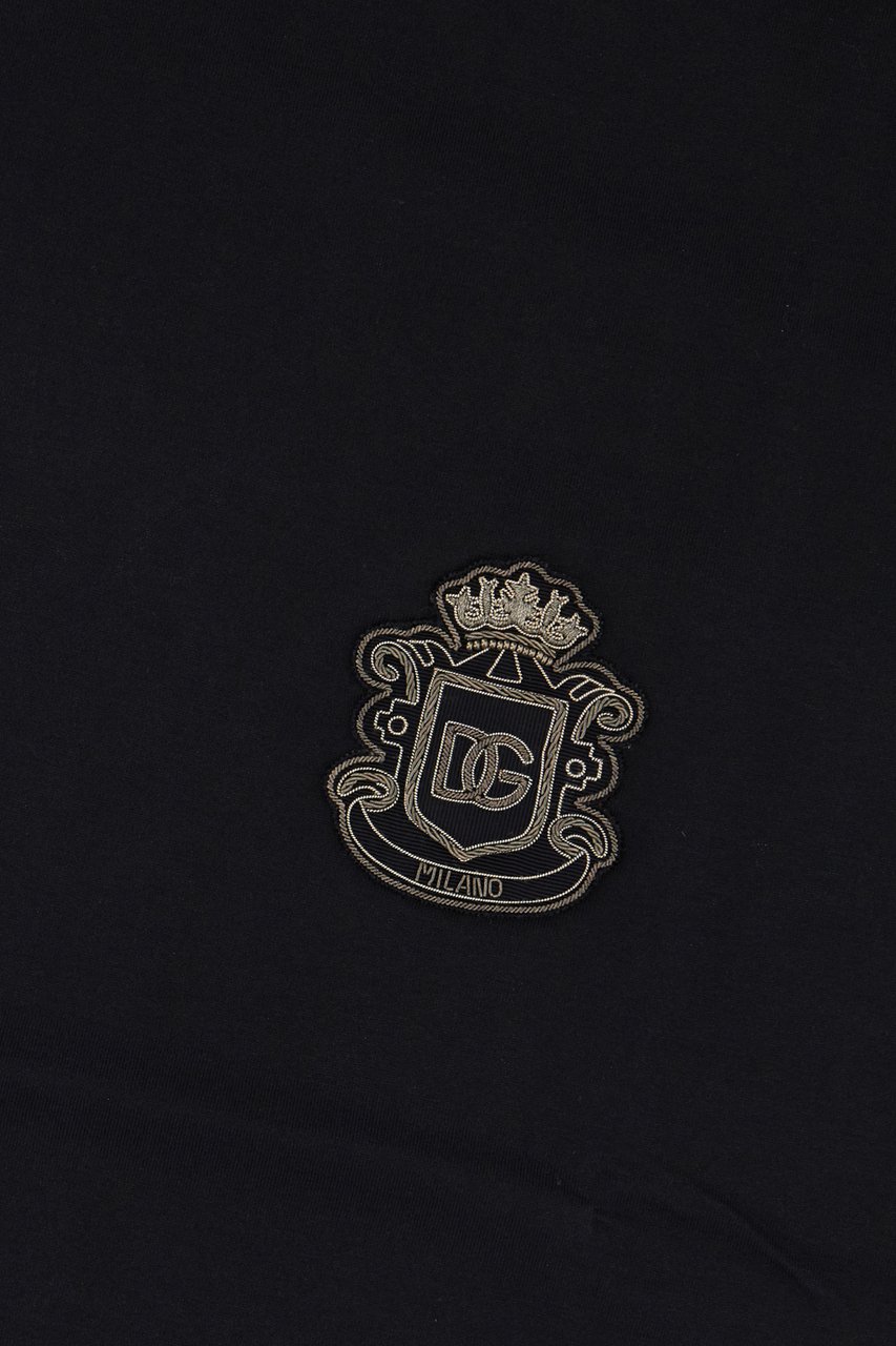 Dolce & Gabbana Dolce&gabbana Midnight blue cotton t-shirt Blauw