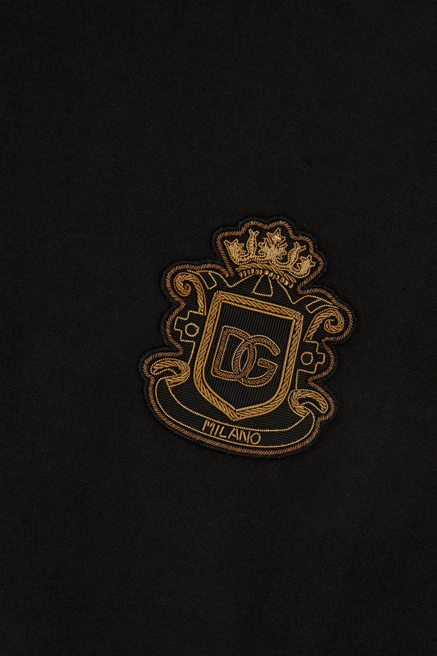 Dolce & Gabbana Black cotton t-shirt Zwart
