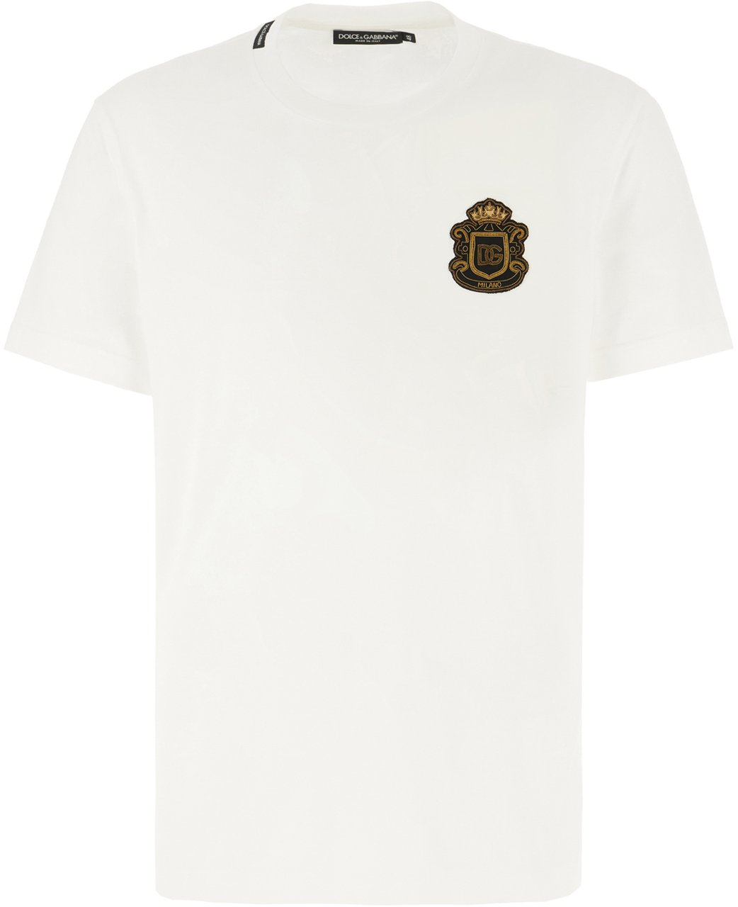 Dolce & Gabbana Dolce&gabbana White cotton t-shirt Wit