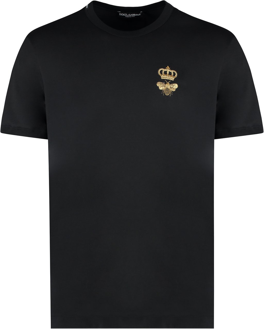 Dolce & Gabbana Cotton crew-neck T-shirt Zwart