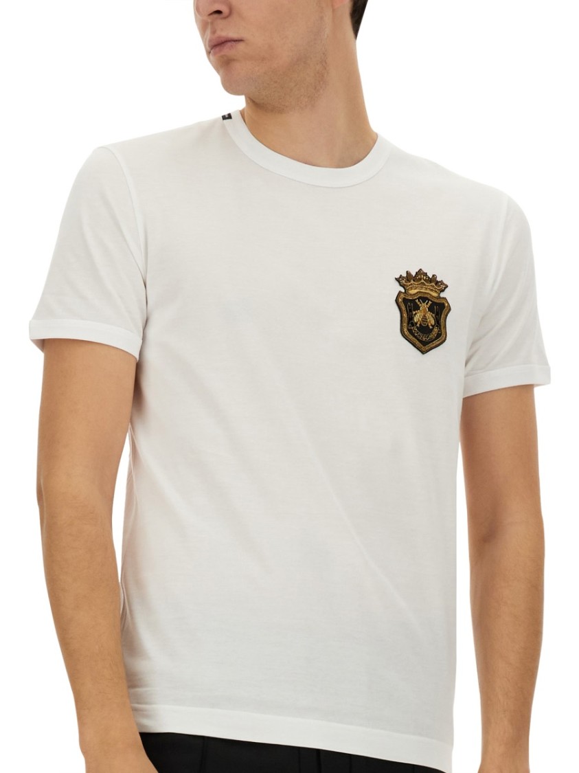 Dolce & Gabbana Cotton T-Shirt Wit