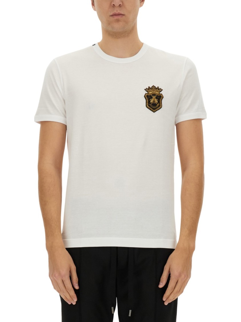 Dolce & Gabbana Cotton T-Shirt Wit