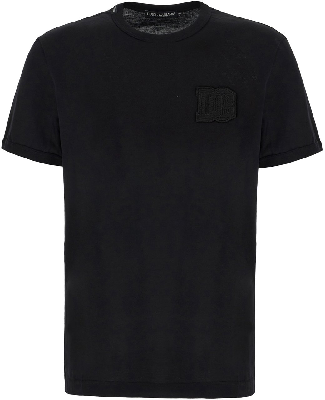 Dolce & Gabbana Black cotton t-shirt Zwart