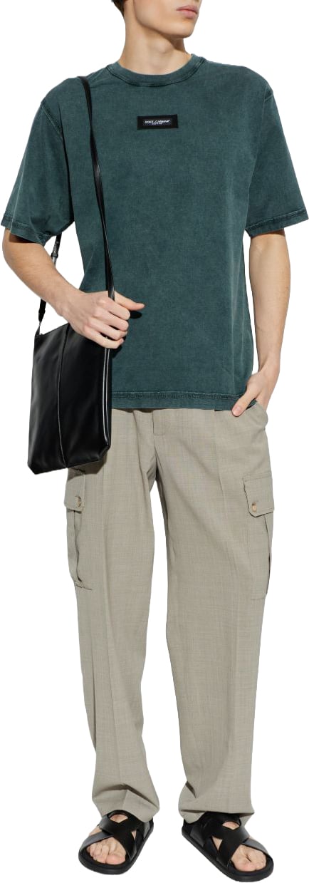 Dolce & Gabbana T-Shirts And Polos Green Groen