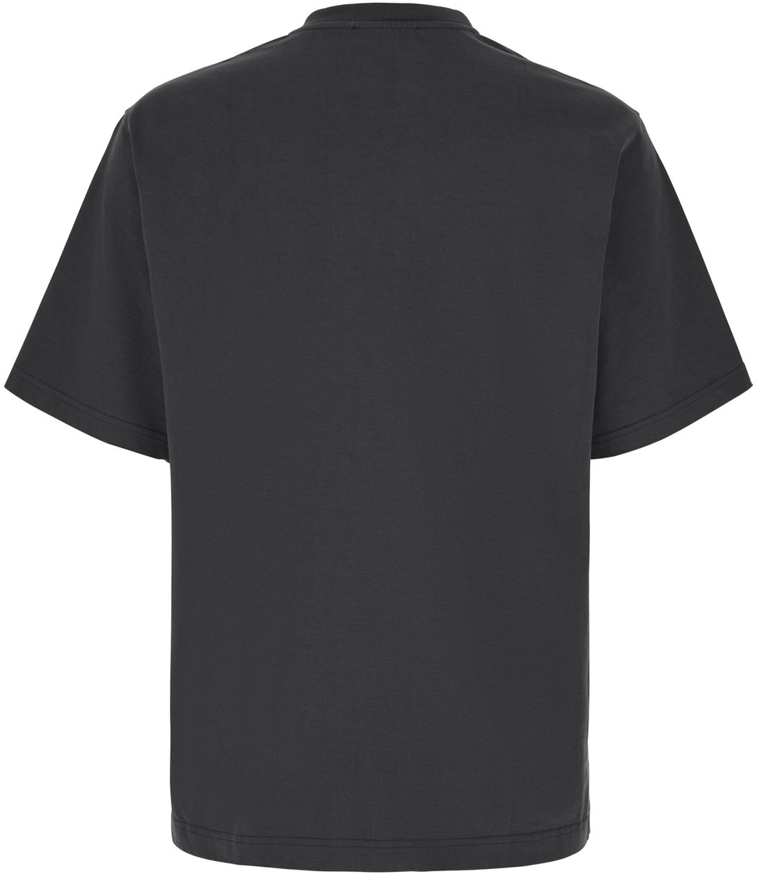 Dolce & Gabbana Dolce&gabbana Charcoal cotton t-shirt Zwart