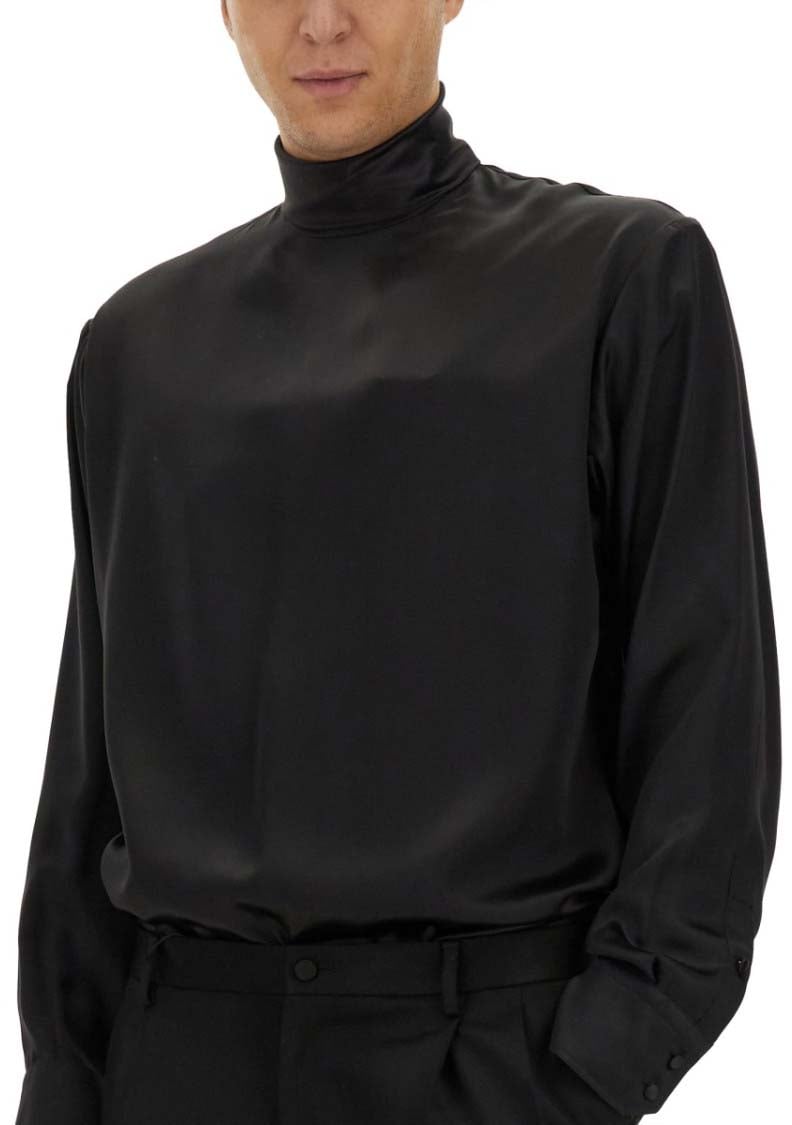 Dolce & Gabbana Wide Turtleneck Zwart