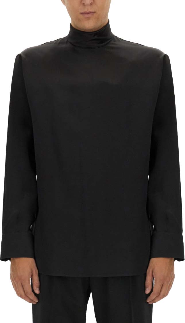 Dolce & Gabbana Wide Turtleneck Zwart