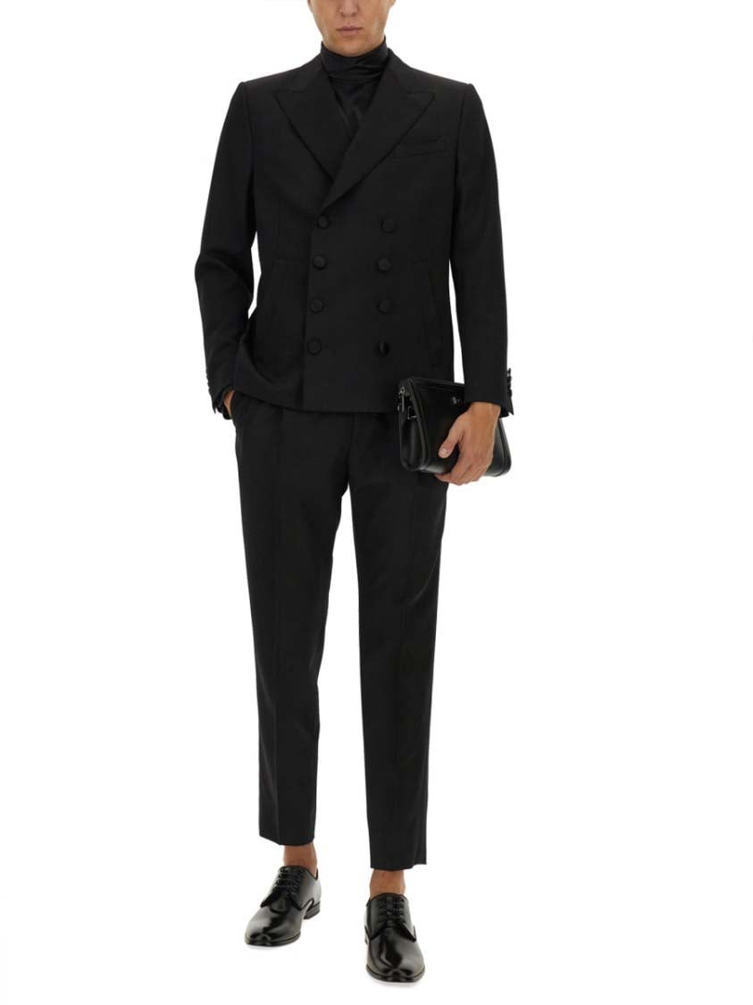 Dolce & Gabbana Wide Turtleneck Zwart