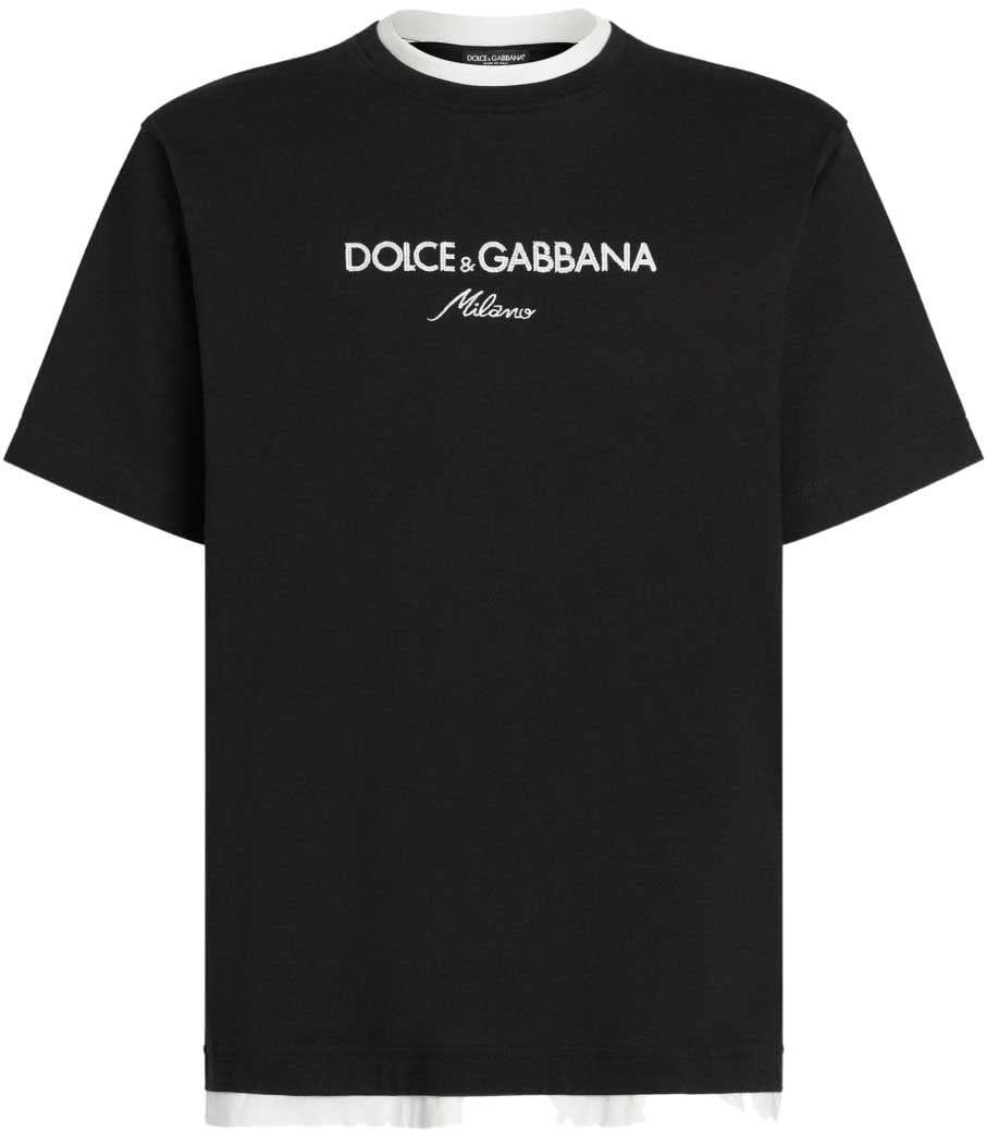Dolce & Gabbana T-Shirts And Polos Black Zwart