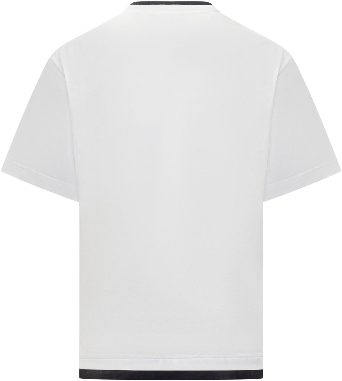 Dolce & Gabbana Dolce & Gabbana T-Shirt Bianca con Logo Wit