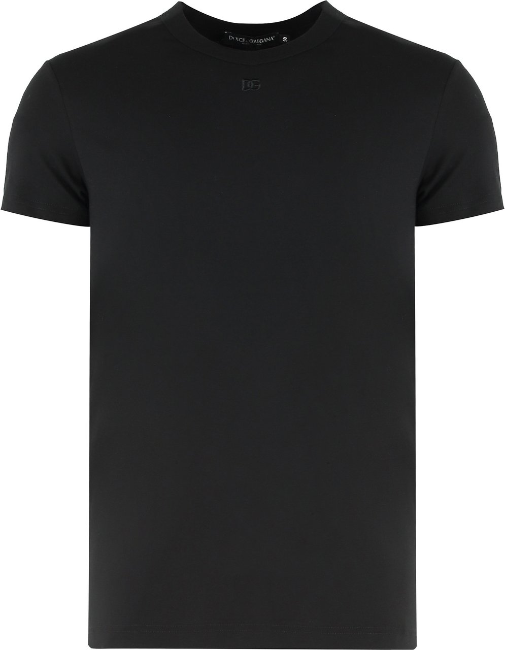 Dolce & Gabbana Cotton crew-neck T-shirt Zwart