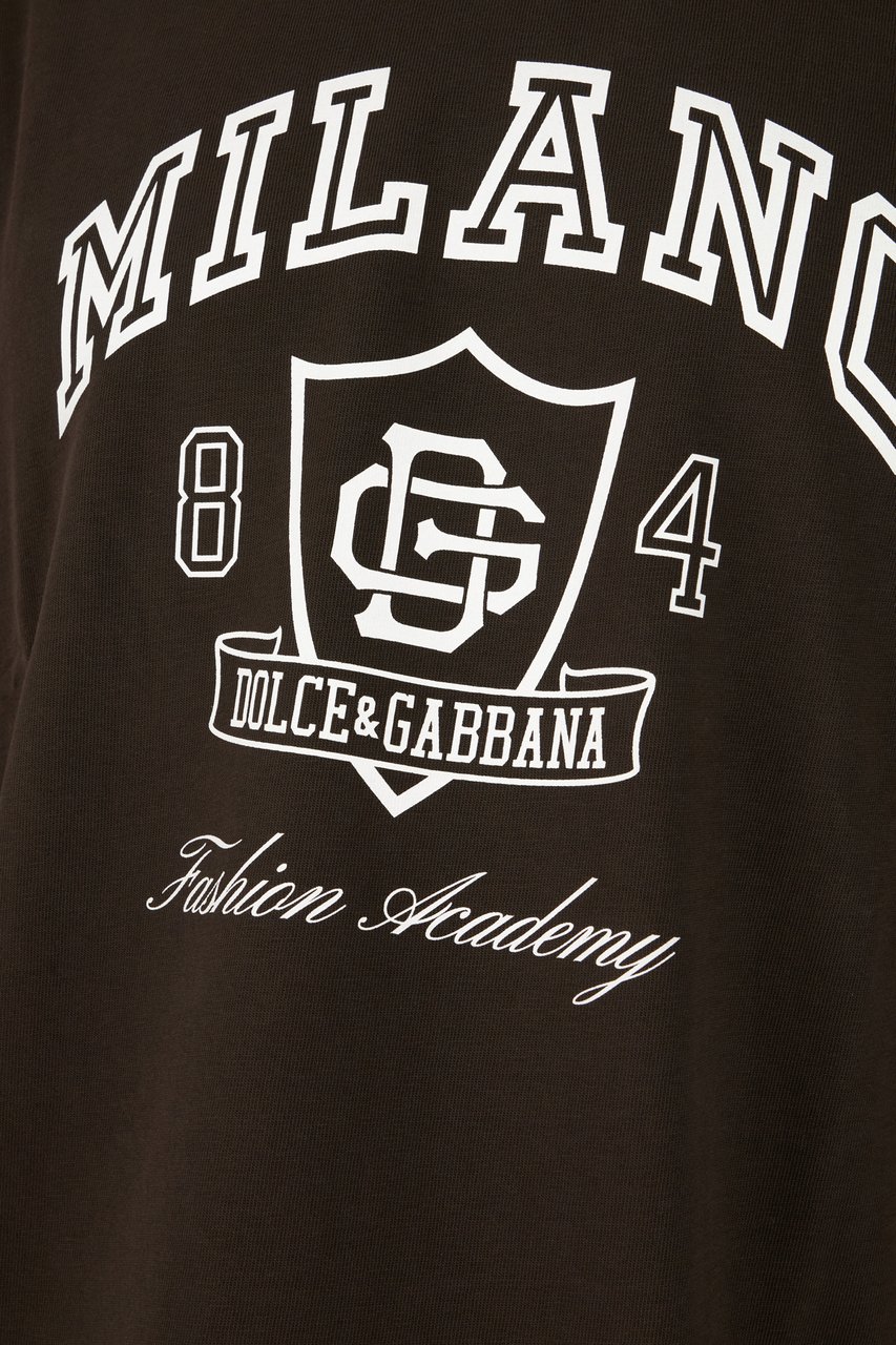 Dolce & Gabbana Dolce&gabbana Dark brown cotton sweatshirt Bruin