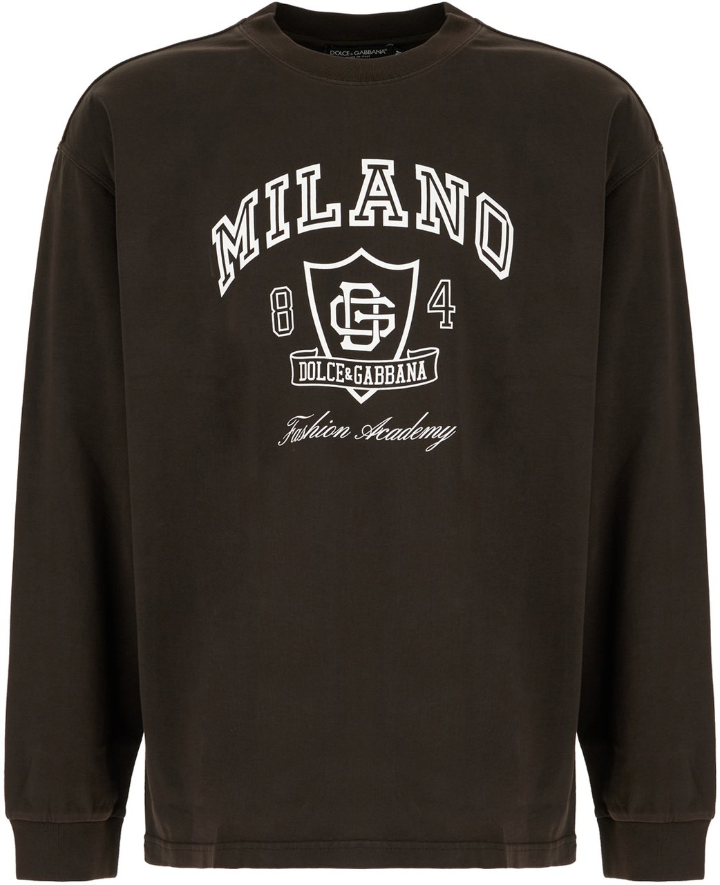 Dolce & Gabbana Dolce&gabbana Dark brown cotton sweatshirt Bruin