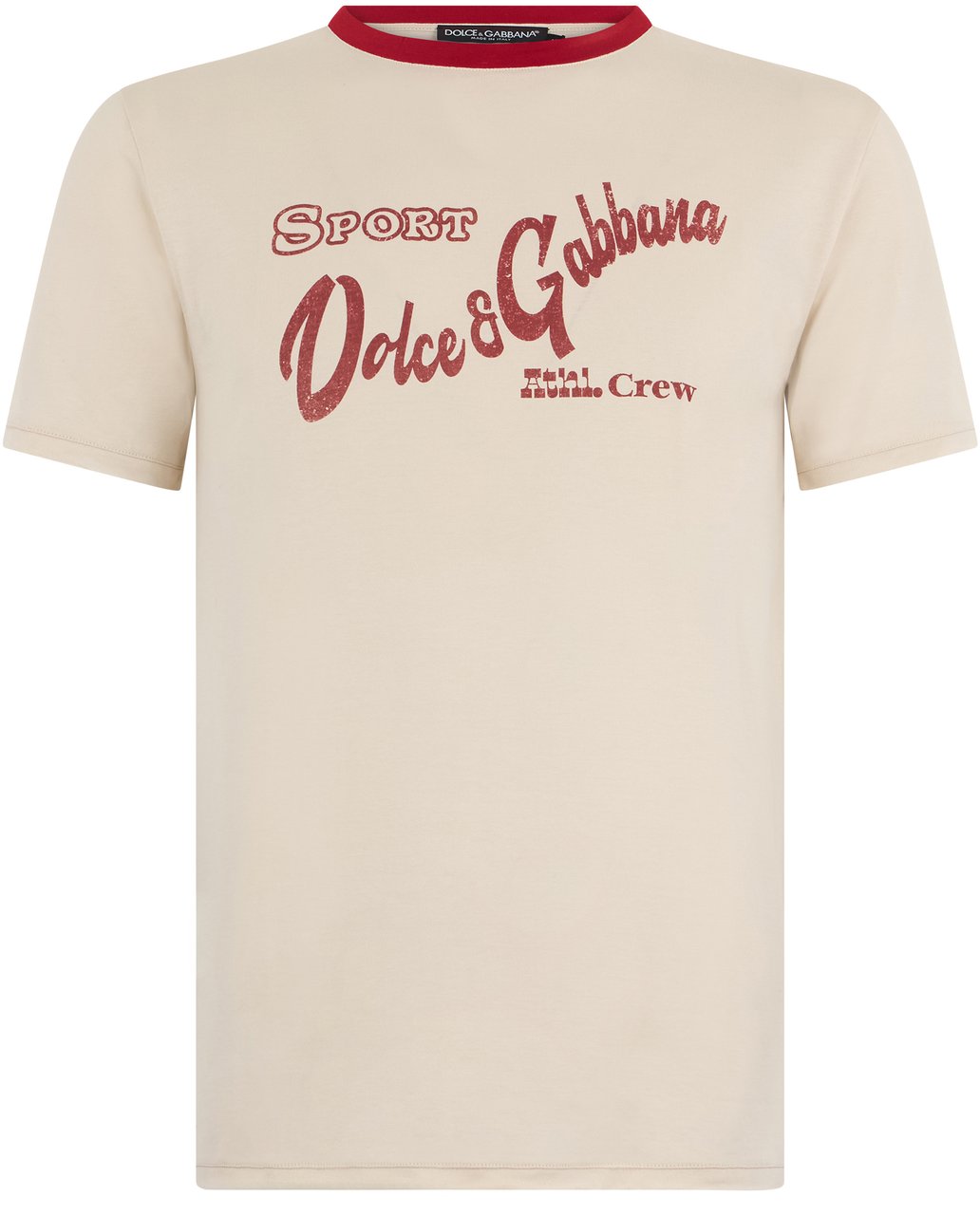 Dolce & Gabbana Cotton t-shirt with print Neutraal