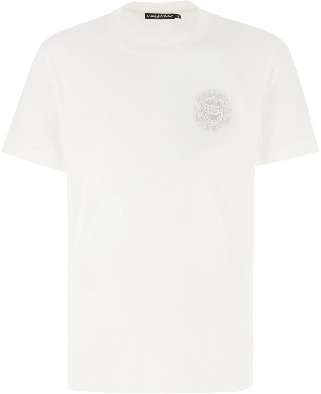 Dolce & Gabbana Dolce&gabbana White cotton t-shirt Wit