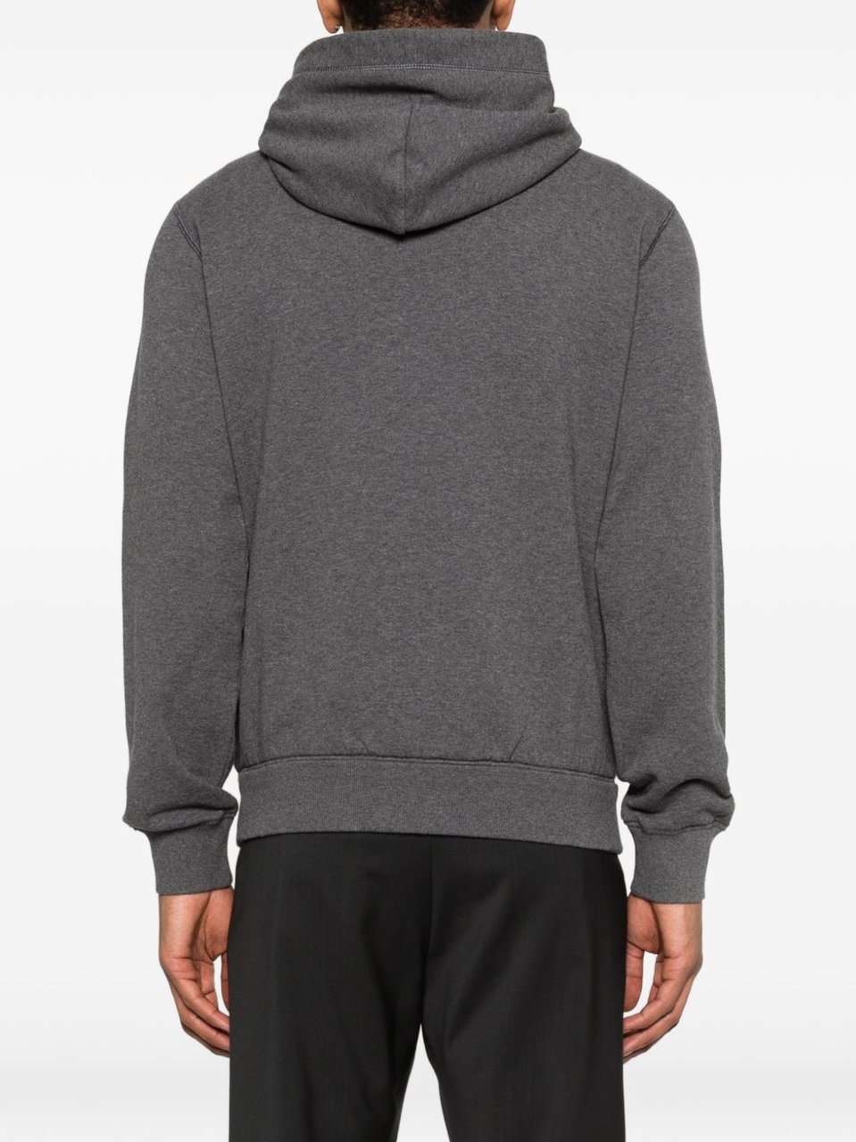 Dolce & Gabbana Full-Zip Hooded Sweatshirt Grijs