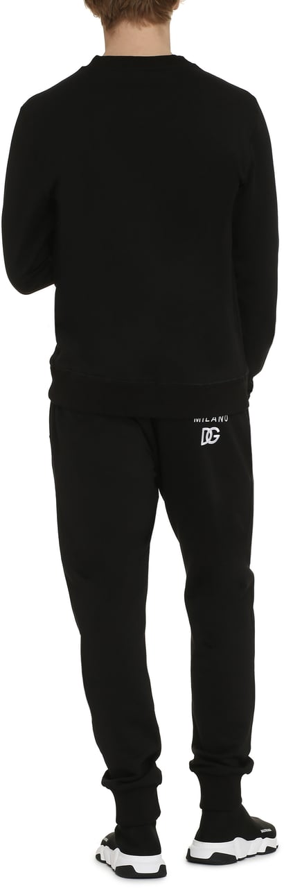 Dolce & Gabbana Cotton crew-neck sweatshirt Zwart