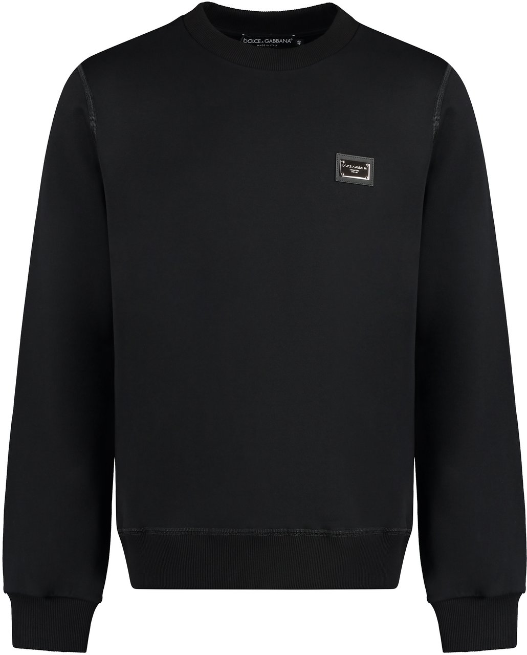 Dolce & Gabbana Cotton crew-neck sweatshirt Zwart