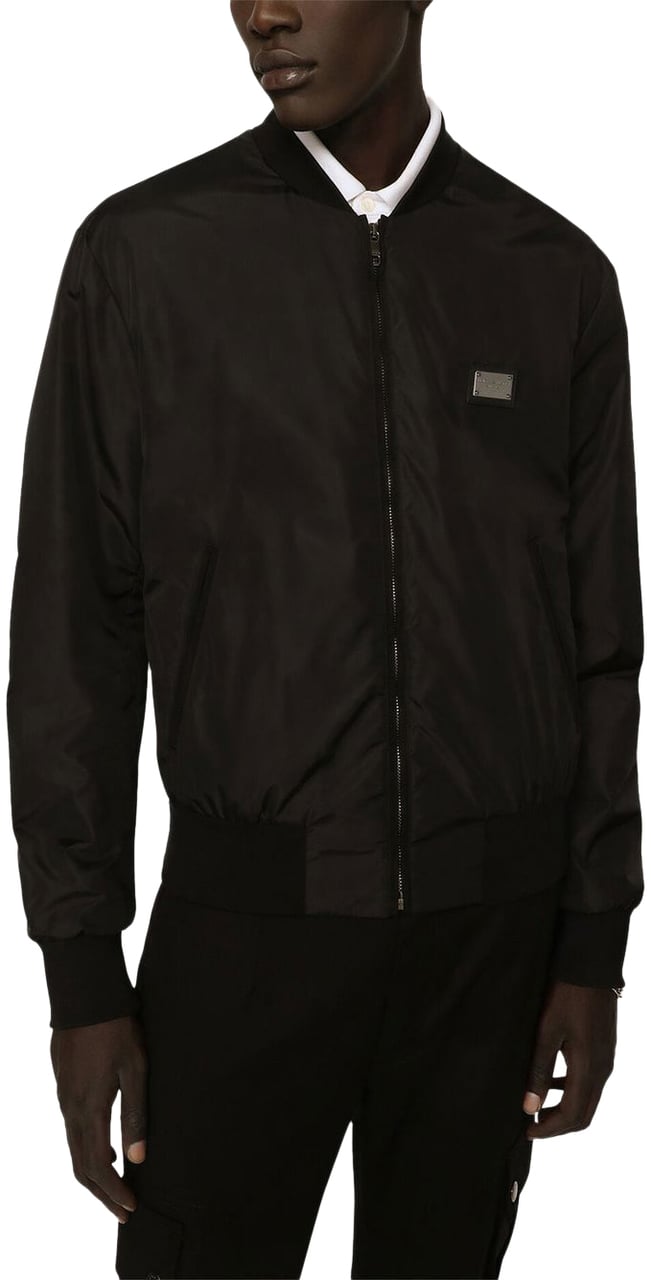 Dolce & Gabbana Coats Black Zwart