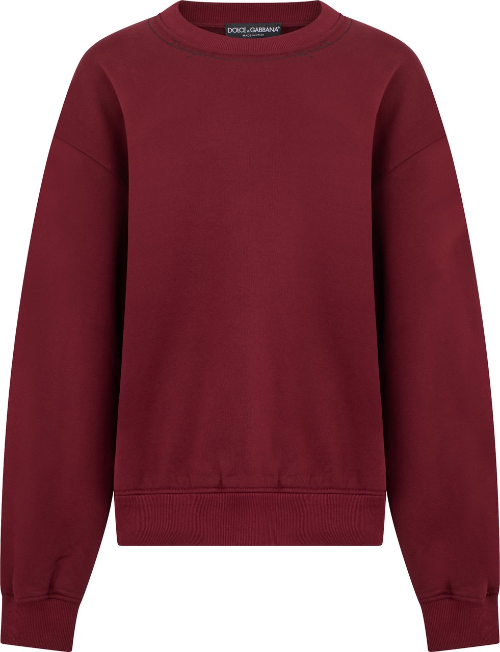 Dolce & Gabbana Crew neck sweatshirt with long sleeves Rood