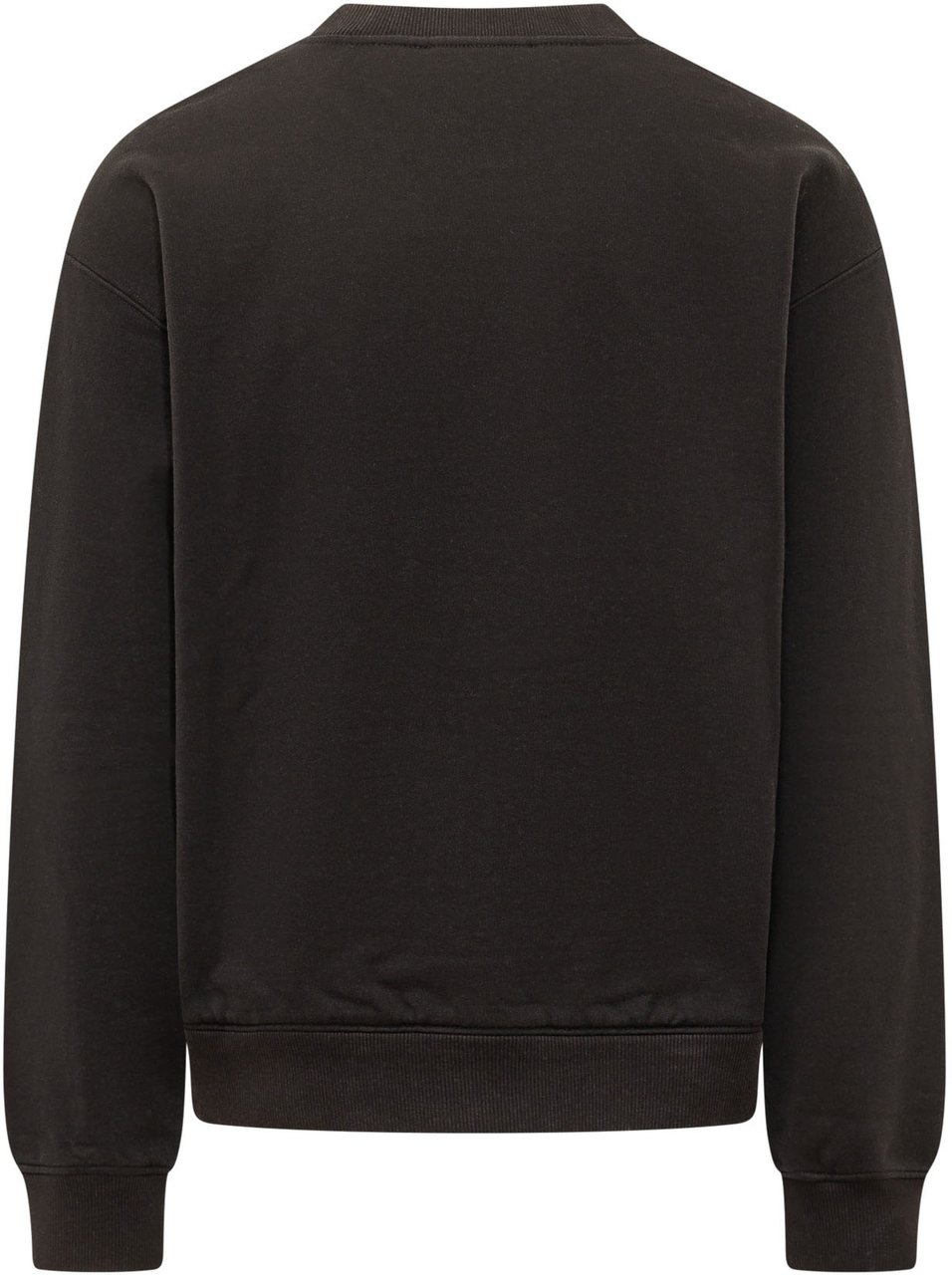 Dolce & Gabbana Felpa Girocollo con Tasca Frontale Donkergrijs
