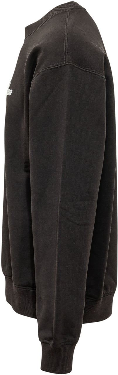 Dolce & Gabbana Felpa Girocollo con Tasca Frontale Donkergrijs