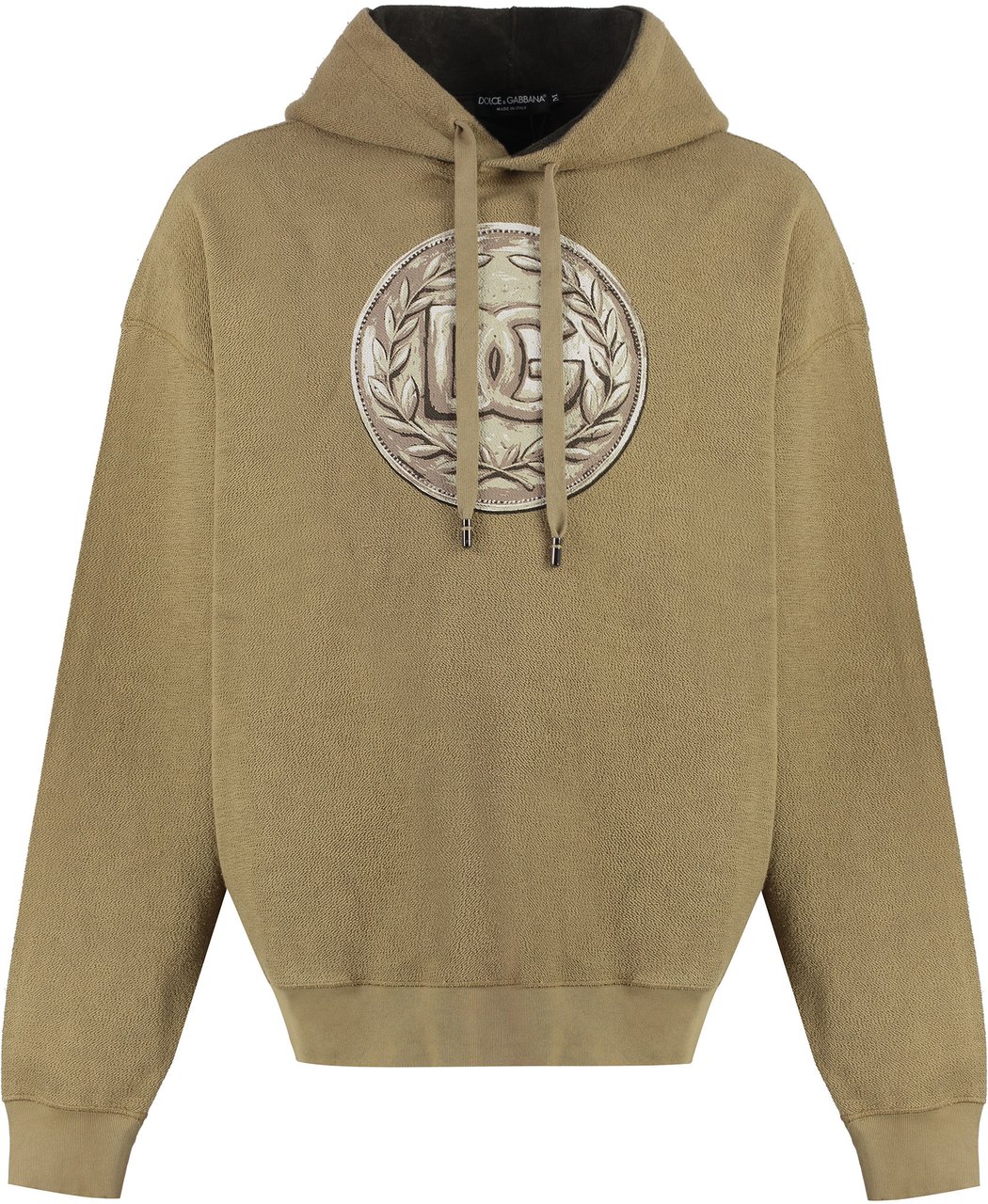 Dolce & Gabbana Logo print hoodie Neutraal