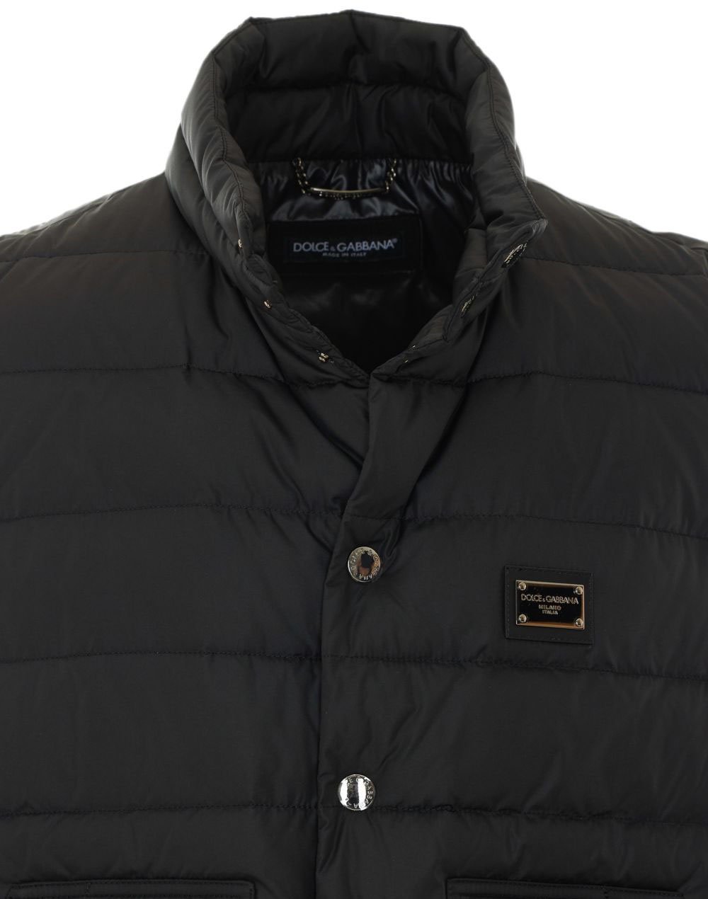 Dolce & Gabbana Coats Nero Zwart