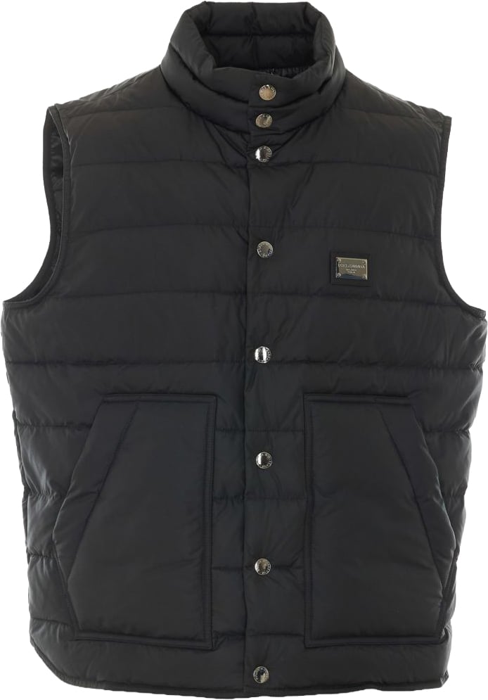 Dolce & Gabbana Coats Nero Zwart