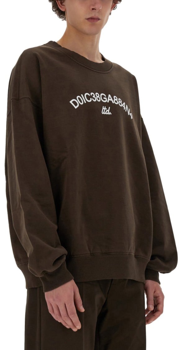 Dolce & Gabbana Sweatshirt With Logo Bruin