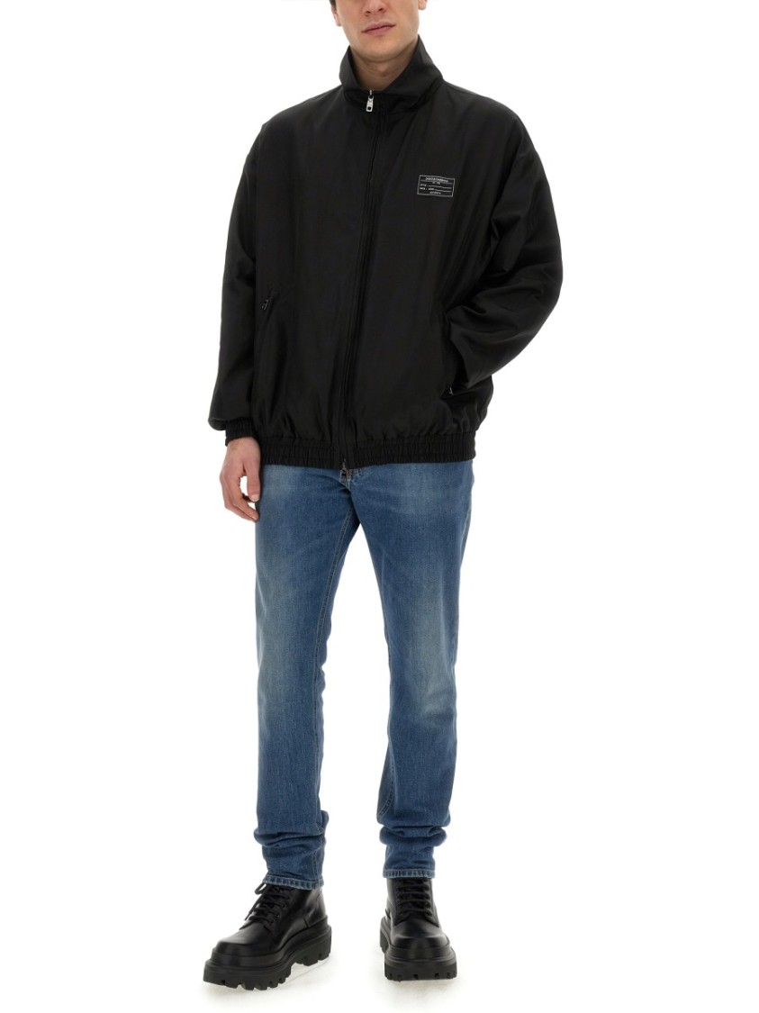 Dolce & Gabbana Hooded Jacket Zwart