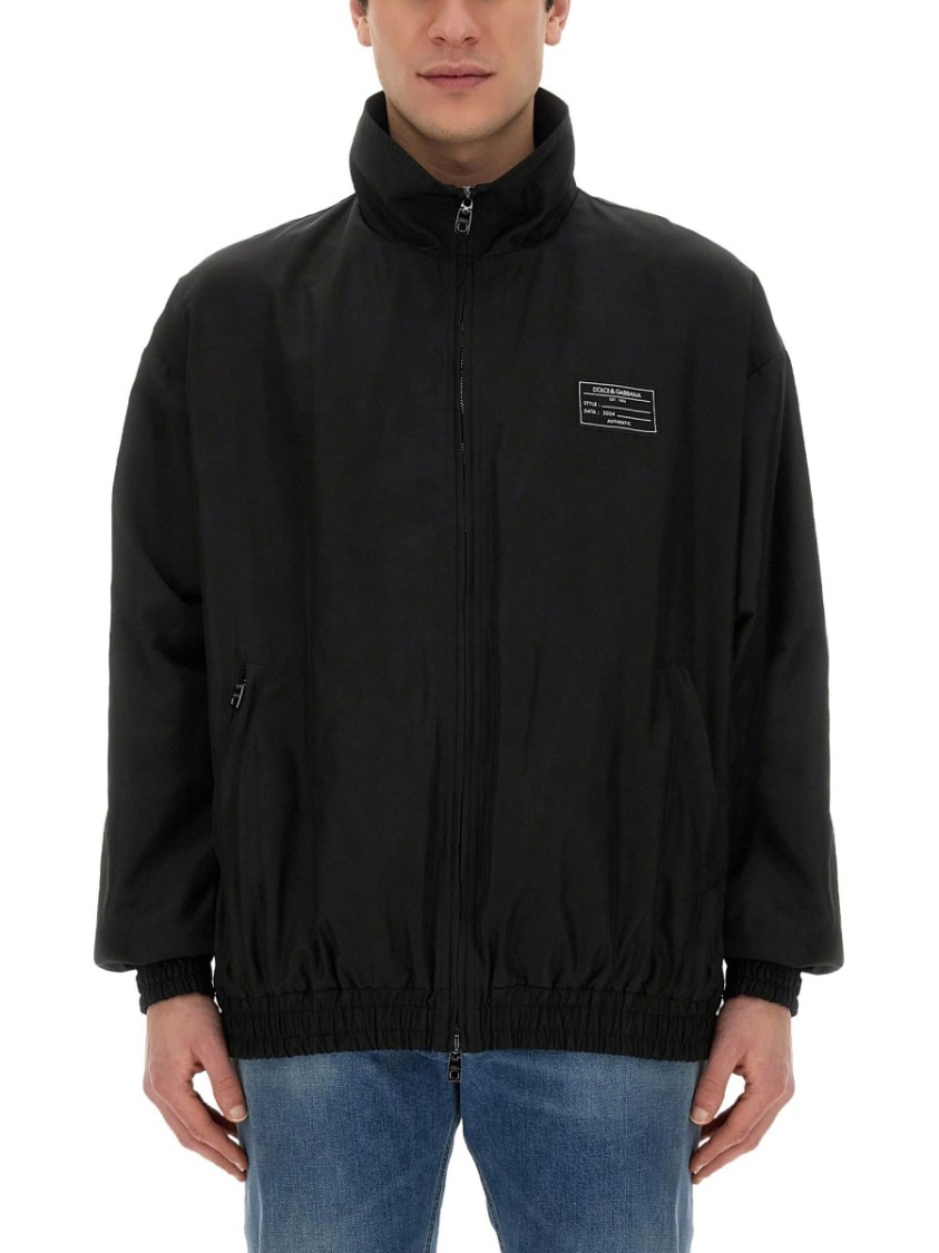 Dolce & Gabbana Hooded Jacket Zwart